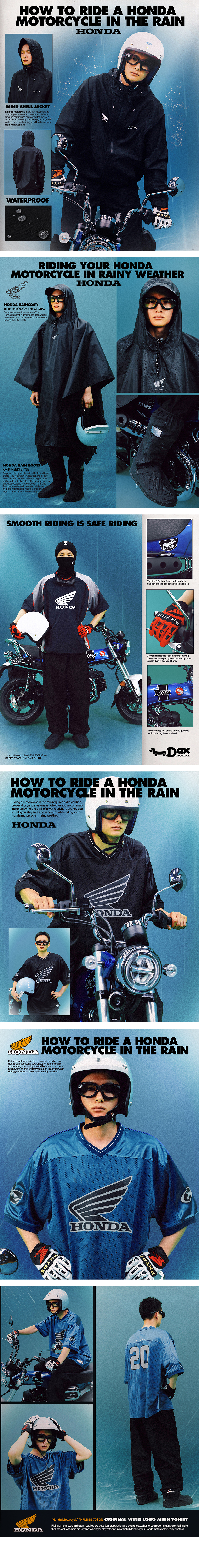 MUSINSA | Honda Motorcycle Honda Anime CT 125 Mesh Cap_Green