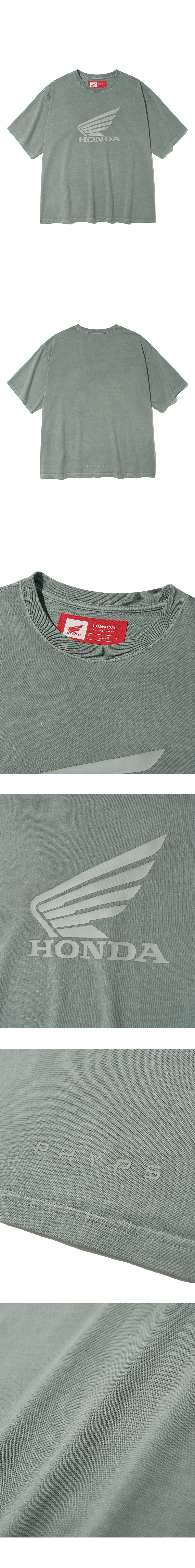 Tシャツ・カットソー HONDA MOTORCYCLE Original Wing logo Tshirt PG Khaki MUSINSA | Honda Motorcycle Original Wing logo T-shirt PG Khaki