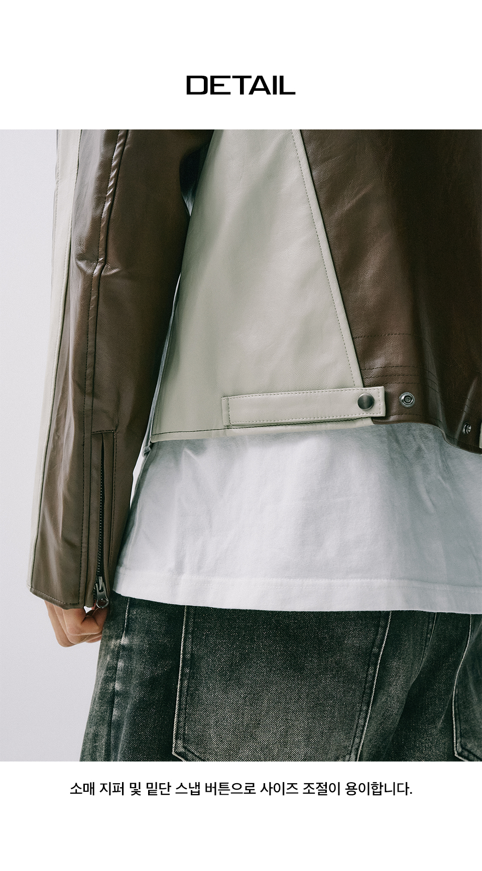 【汚れなし】RETRO SYNTHETIC LEATHER JACKET MUSINSA公式 | Honda Motorcycle Motorcycle Synthetic leather