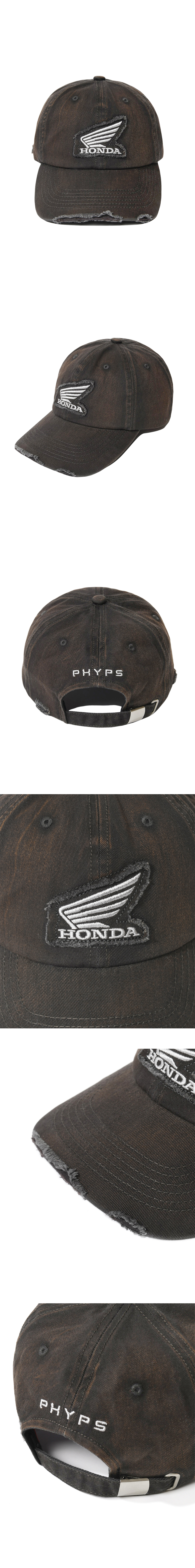 ◆HONDA MOTORCYCLE◆ Racing Vintage Washing Cap Charcoal MUSINSA | Honda Motorcycle Racing Vintage Washing Cap Charcoal