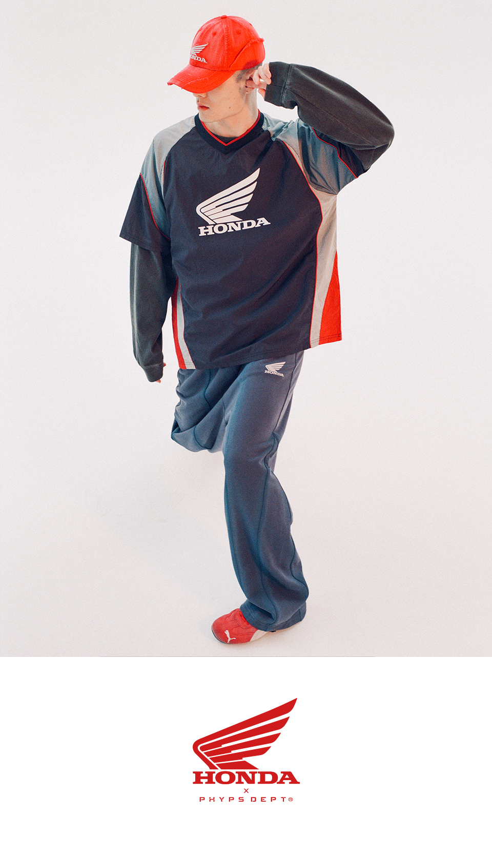 Speed Track nylon T-shirt Black - PHYPS HOME