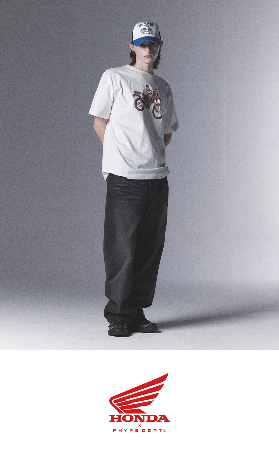 Tシャツ・カットソー HONDA MOTORCYCLE CRF 300L Modeling Short Sleeve White MUSINSA | Honda Motorcycle CRF 300L Modeling Short Sleeve White