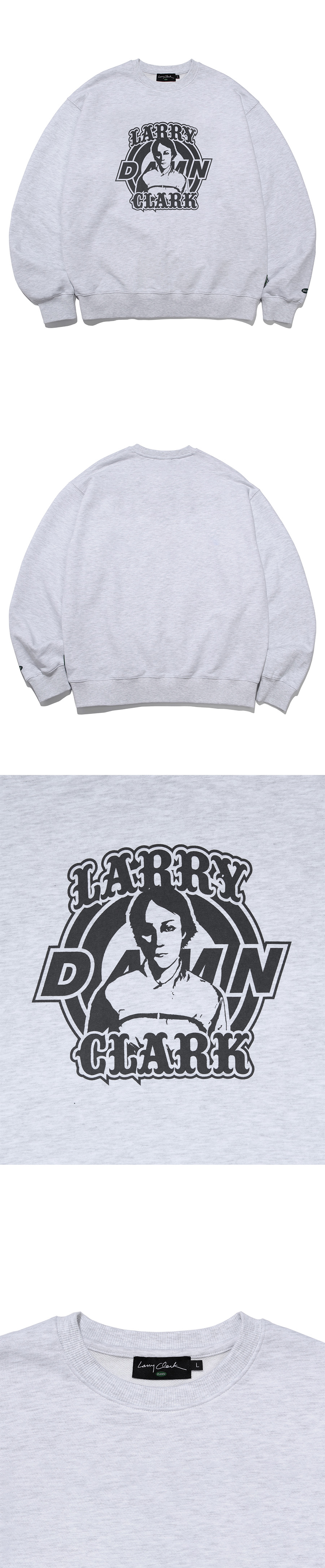 【LarryClark】KIDS JENNIE VTG LOGO CREWNECK /関税込み/韓国 MUSINSA公式 | LARRY CLARK KIDS JENNIE VTG LOGO CREWNECK