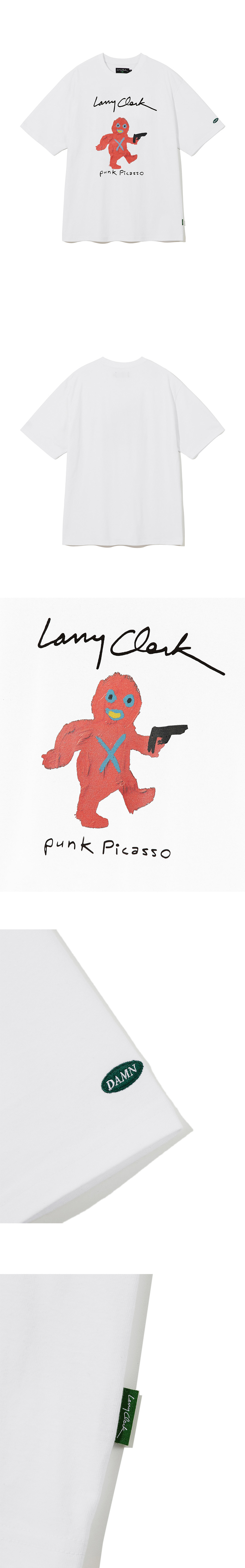 MUSINSA公式 | LARRY CLARK PUNK PICASSO SS WHITE