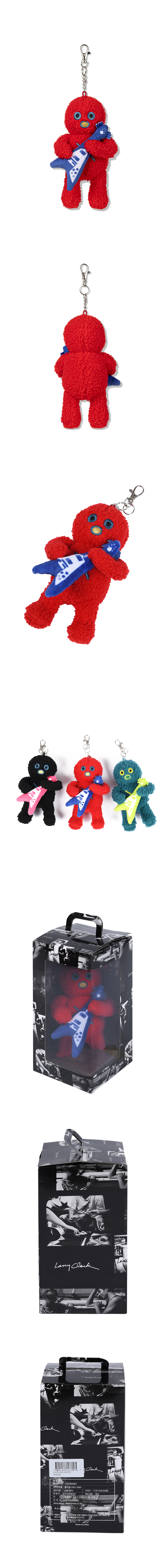 LARRY CLARK☆PUNK PICASSO KEY RING MUSINSA | LARRY CLARK GUITAR PLAY PUNK PICASSO KEY RING RED