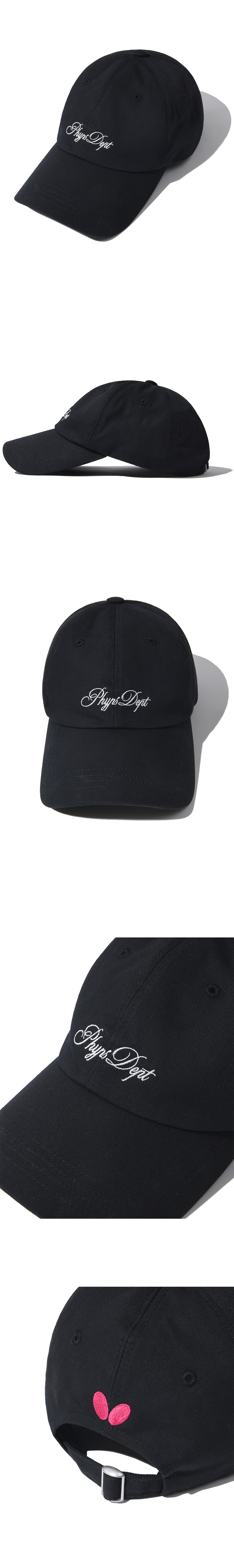 【PHYPS x BUTTERFLY】 FLY LOGO BALL CAP BLACK PHYPS® x BUTTERFLY] FLY LOGO BALL CAP BLACK - PHYPS HOME