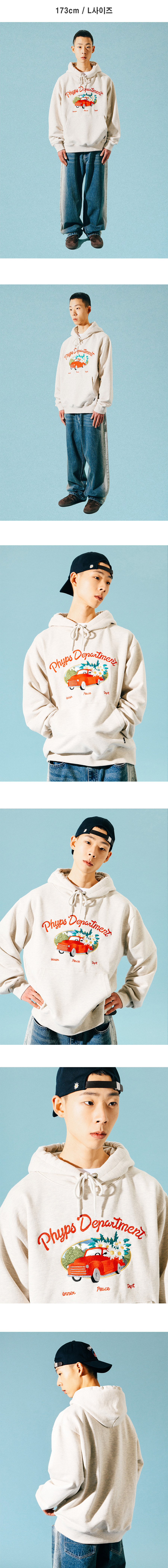 ★人気★【PHYPS】★PHYPS FLOWER DELIVERY HOODI.E★パーカー★ PHYPS® FLOWER DELIVERY HOODIE OATMEAL | KRAZZY