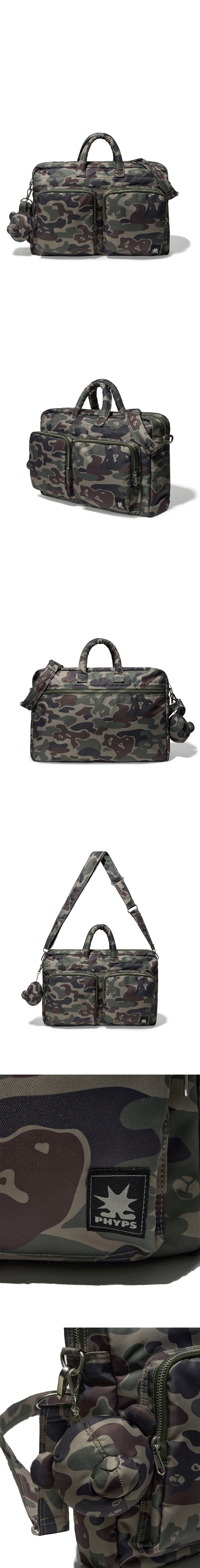 ショルダーバッグ・ポシェット Phyps Department Bear Keyring Multi Pocket Crossbody Bag S MUSINSA | PHYPS Bear Keyring Nylon Multi Pocket Crossbody