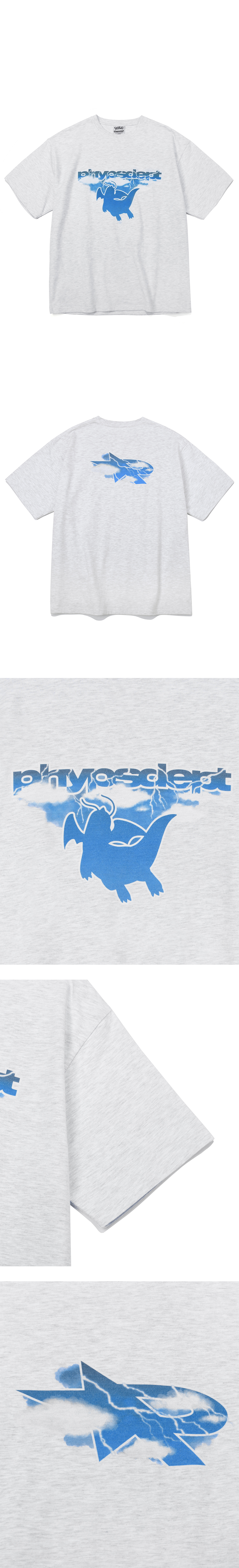 ★ Phyps Department★ Pokemon Effector Short Sleeve Breed P MUSINSA | PHYPS Pokemon Effector Short Sleeve_Light Gray