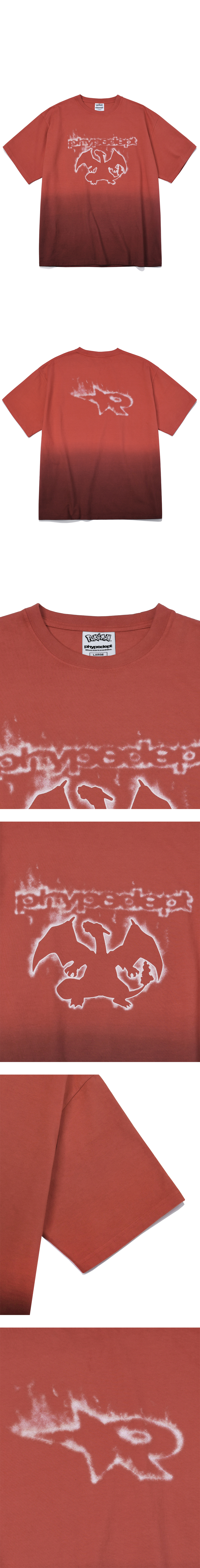 MUSINSA | PHYPS Pokemon Effector Short Sleeve_Red
