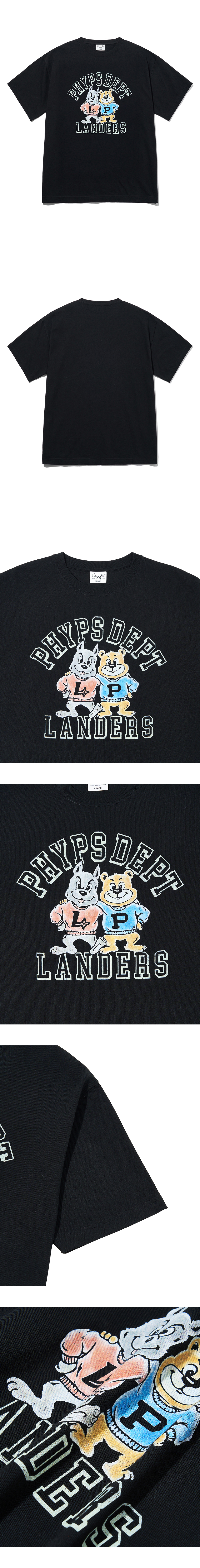 ★ Phyps Department★ PIDEPT X SSG LANDERS Graphic T-ShirtL MUSINSA | PHYPS PIDEPT x SSG LANDERS Graphic T-Shirt_Black