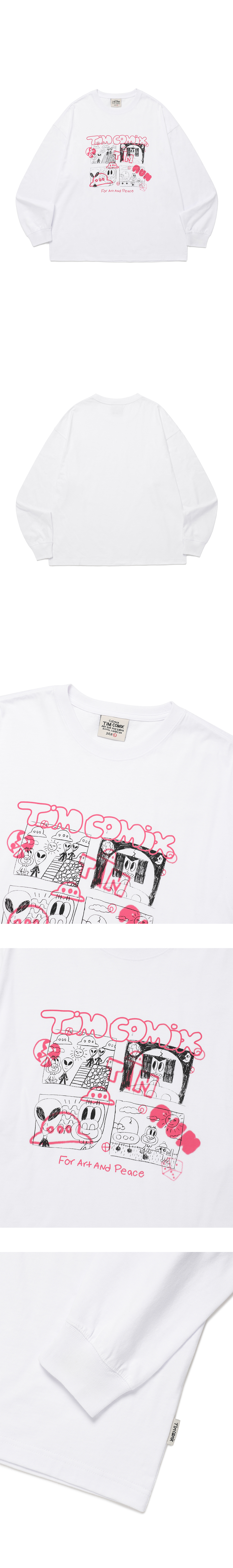 MUSINSA | TIMCOMIX Comics Spray Cartoon Graphic Long