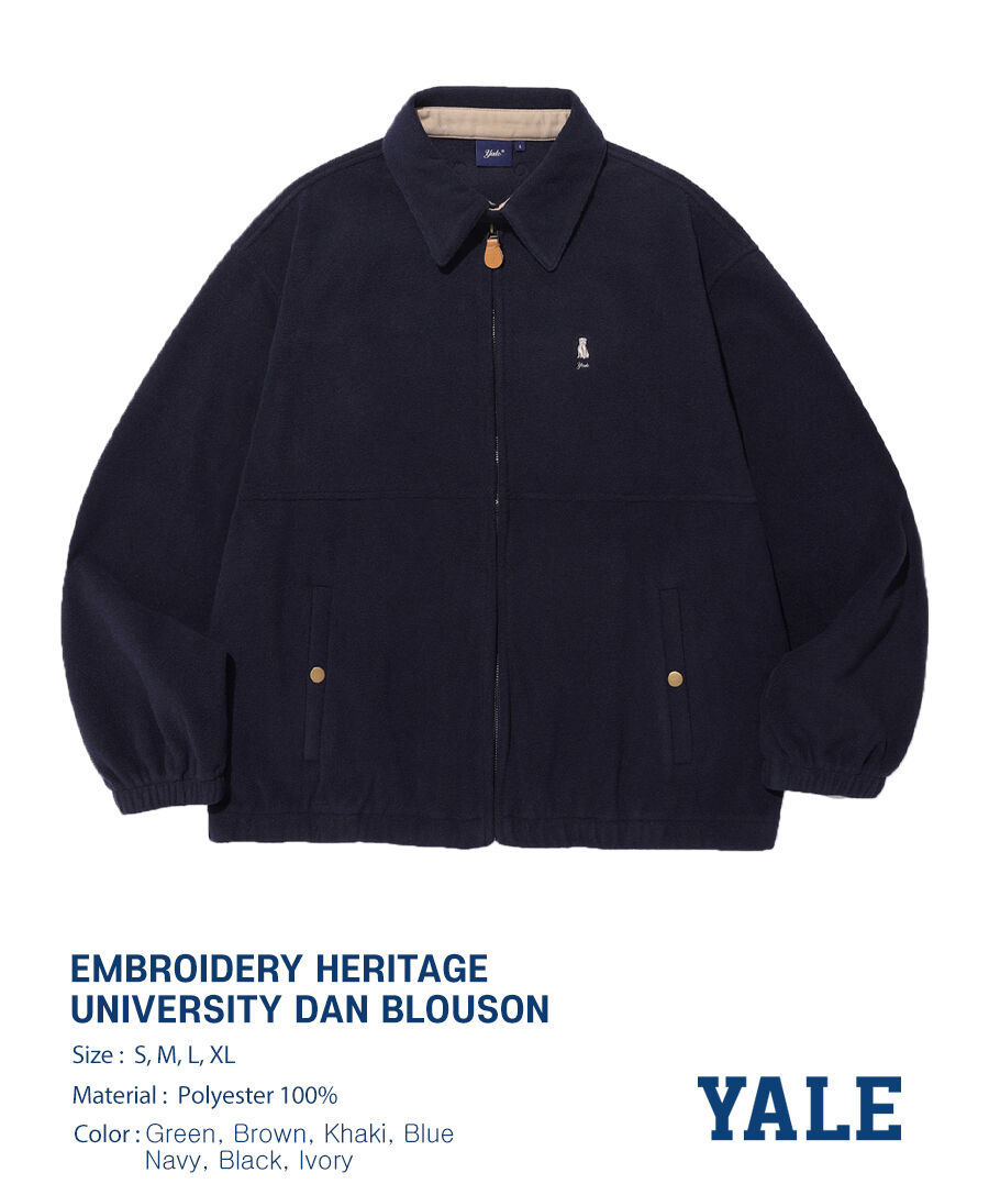 [ YALE ]★EMBROIDERY UNIVERSITY DAN FLEECE TRACK JACKET MUSINSA | YALE EMBROIDERY UNIVERSITY DAN FLEECE TRACK JACKET