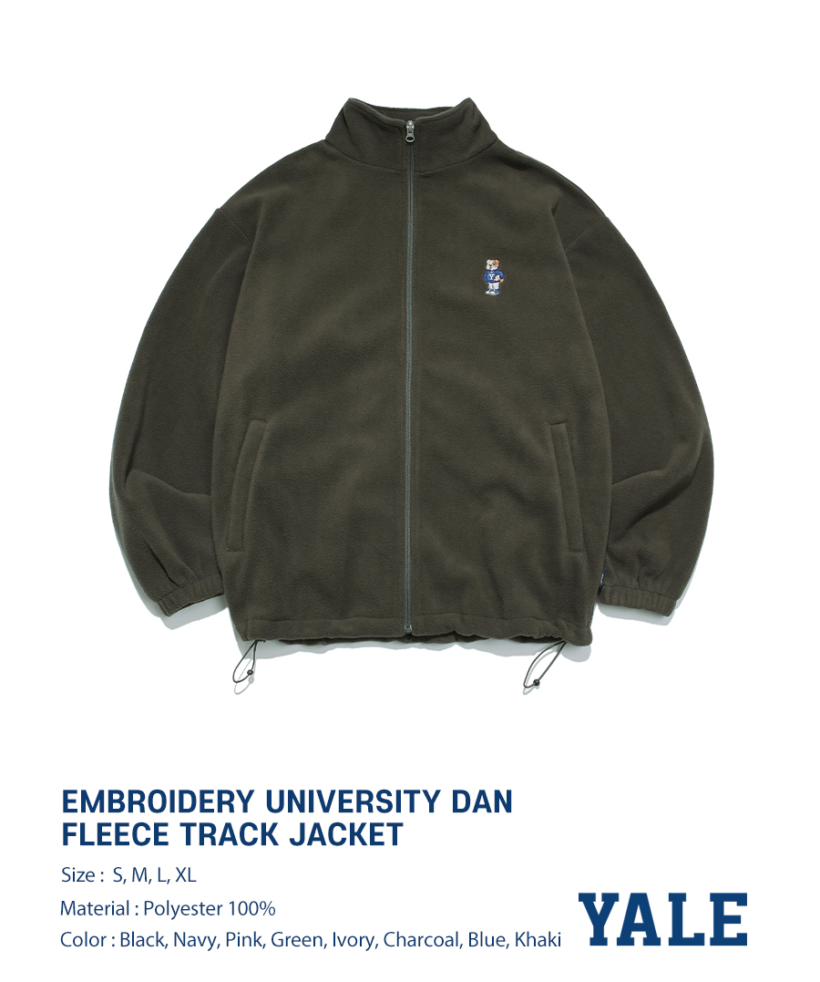 [ YALE ]★EMBROIDERY UNIVERSITY DAN FLEECE TRACK JACKET MUSINSA | YALE EMBROIDERY UNIVERSITY DAN FLEECE TRACK JACKET