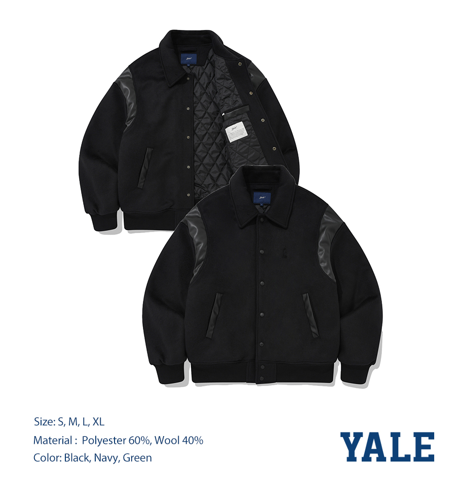 ジャケット・アウター SO ORIGINAL WOOL VARSITY JACKET (BLACK) 51b0UiHRfIL._AC_UY1000_.jpg