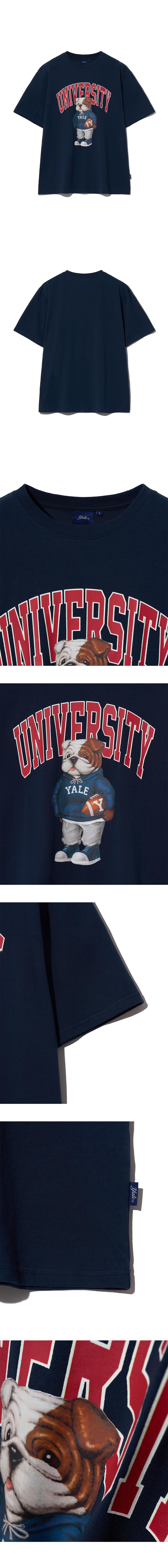 ☆YALE☆ UNIVERSITY DAN TSHIRT NAVY RED YD01SS1013NA / YEM1 MUSINSA | YALE UNIVERSITY DAN T-SHIRT NAVY / RED