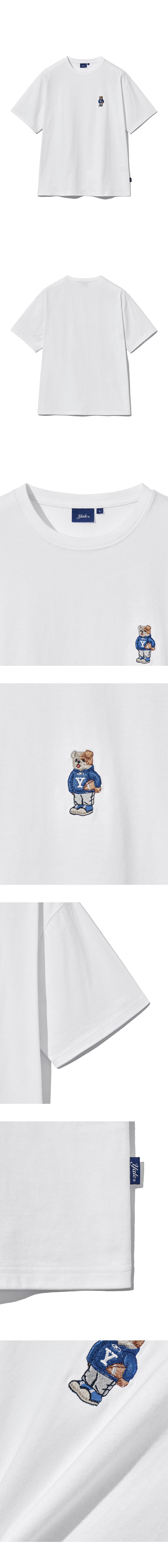 MUSINSA | YALE [2PACK] Embroidered Dan Short Sleeve T-shirt